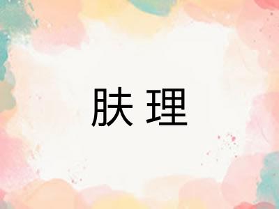 肤理
