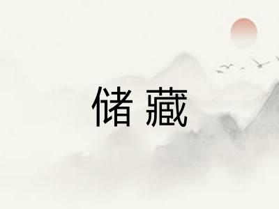 储藏