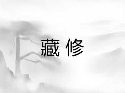 藏修