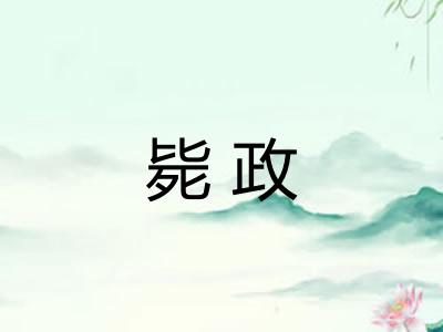 毙政