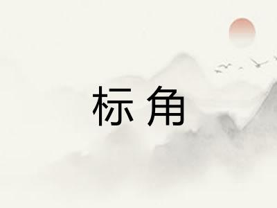 标角