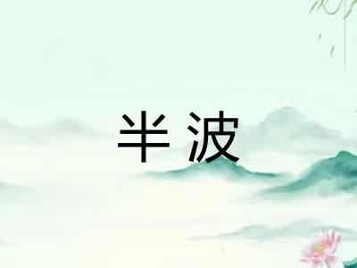 半波