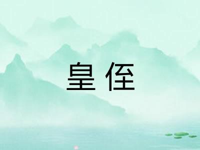 皇侄