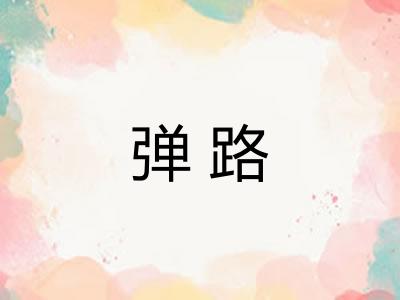 弹路