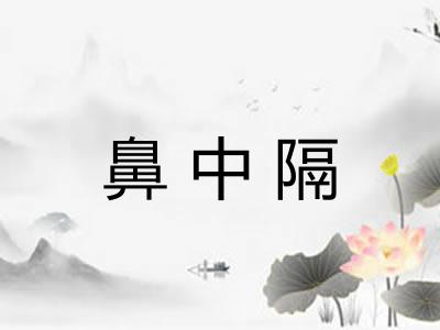 鼻中隔
