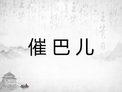 催巴儿