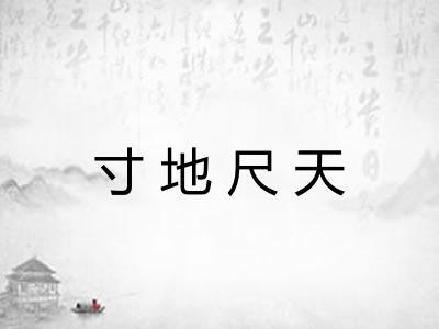 寸地尺天