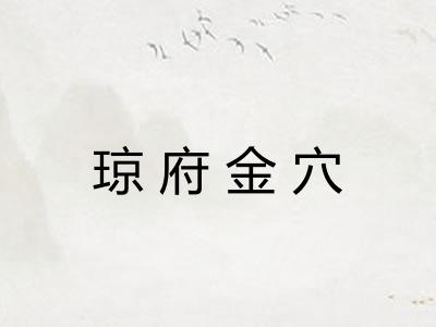 琼府金穴